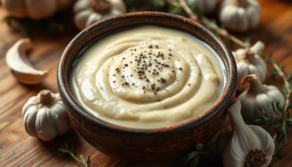 creamy garlic sauce