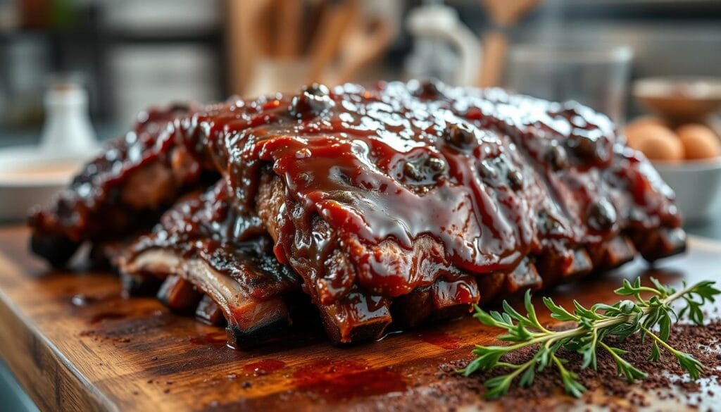 slow-cooked ribs