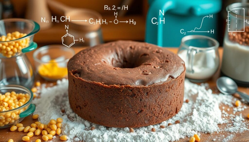 Cornmeal Chocolate Cake Baking Science