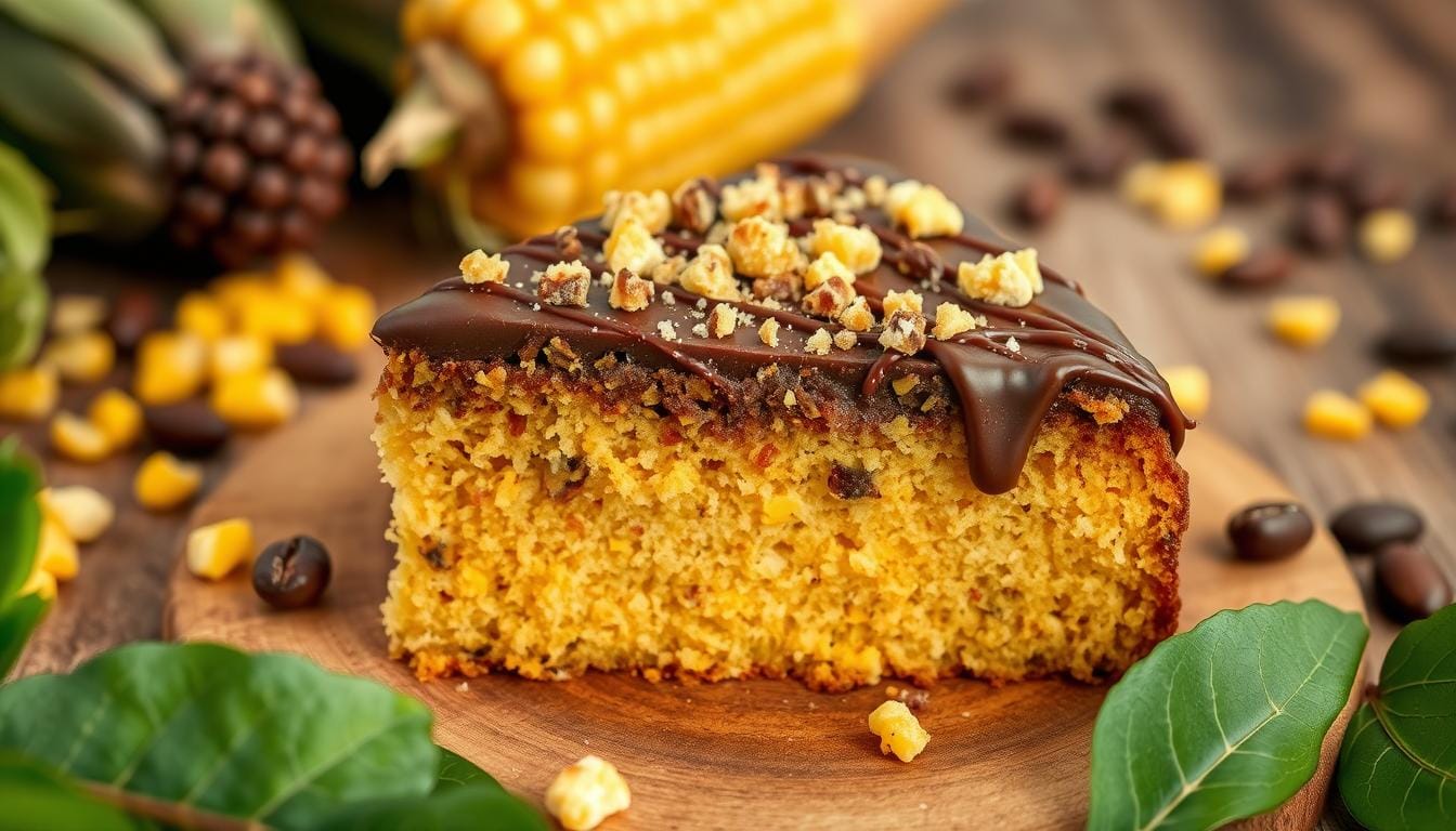 cornbread choclate cake